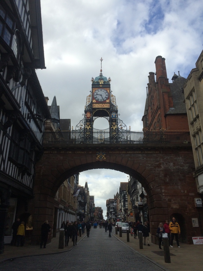 the famous clocktower of Chester