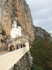 Ostrog Monastery in the rock