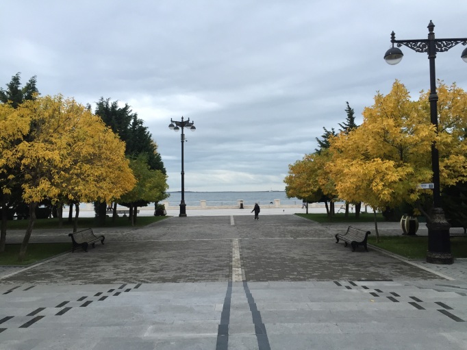 The Caspian Sea boulevard 