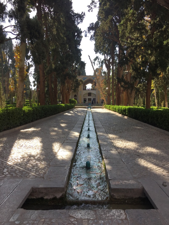 One of the many beautiful gardens, this one in Fin, Kashan